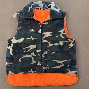Vintage Camouflage and Orange Women's Vest